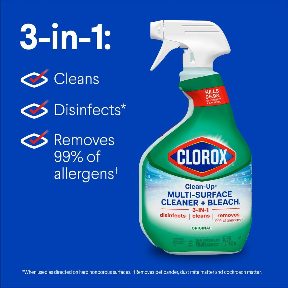 Clorox Multi Surface Cleaner+Bleach Original 3en1 946ml