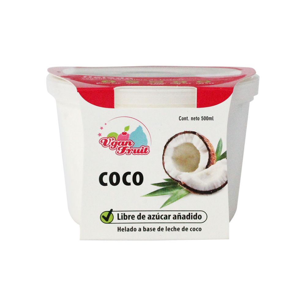 V'gan Fruit Helado de Coco 500ml