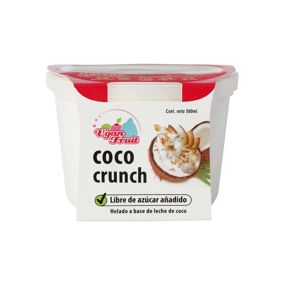 V'gan Fruit Helado de Coco Crunch 500ml