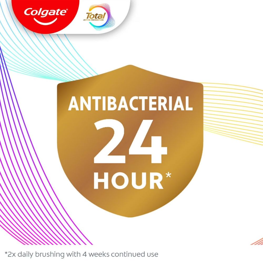 Colgate 24h Colgate Crema Dental Total Active Prevention Whitening 24H 170g