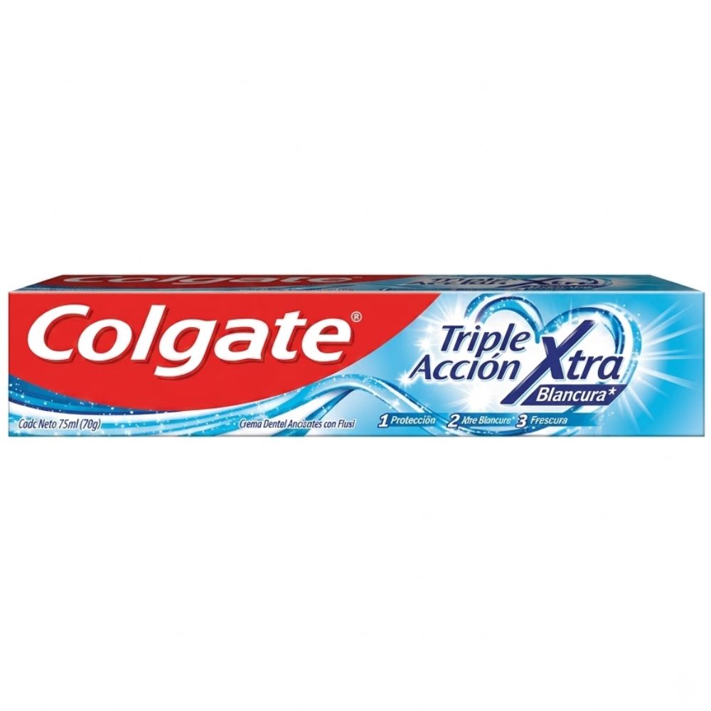 Crema Dental Colgate Triple Accion Extra Blancura 75ml