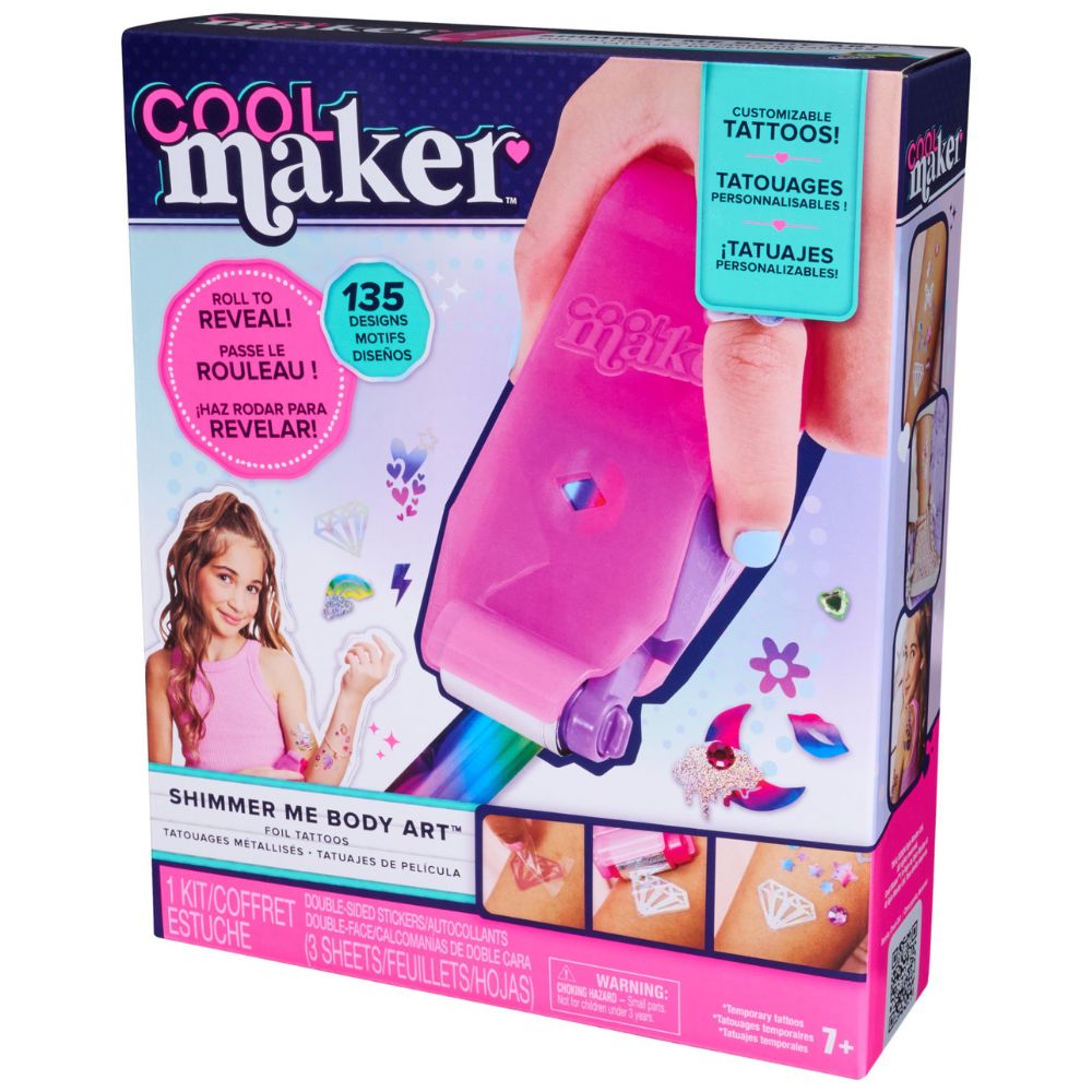 Cool Maker Shimmer Me Foil Tattoos 7+