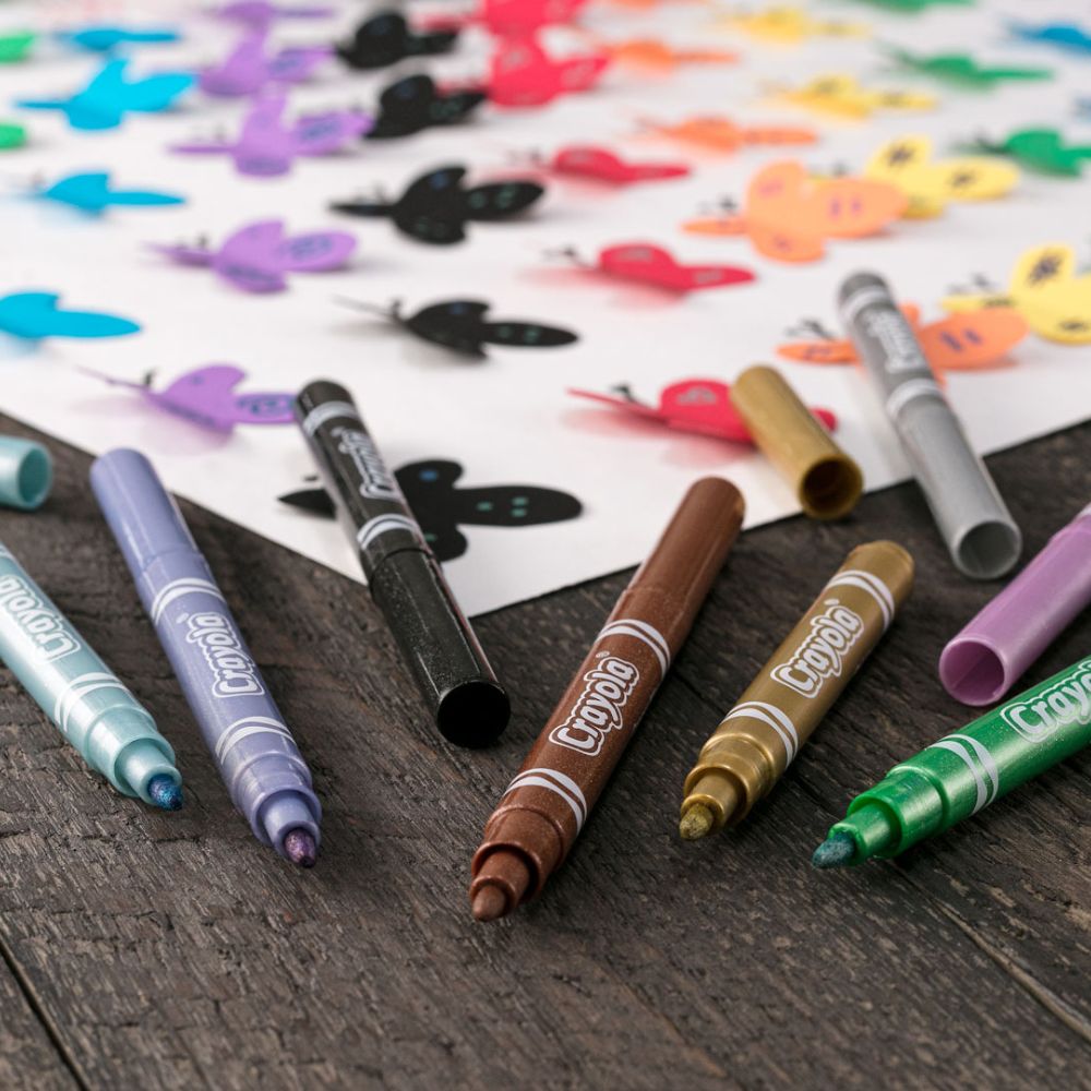 Crayola Marcadores Metalicos 8 Und