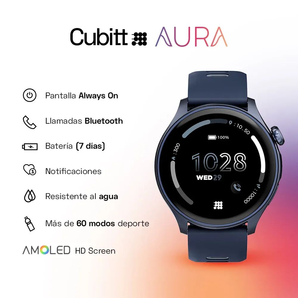 Cubitt Reloj Aura Con Bluetooth Deepest Blue