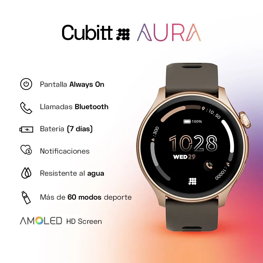 Cubitt Reloj Aura Con Bluetooth Mocha Brown