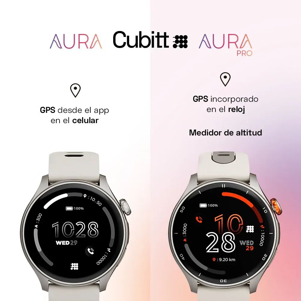 Cubitt Reloj Aura Con Bluetooth Light Gray
