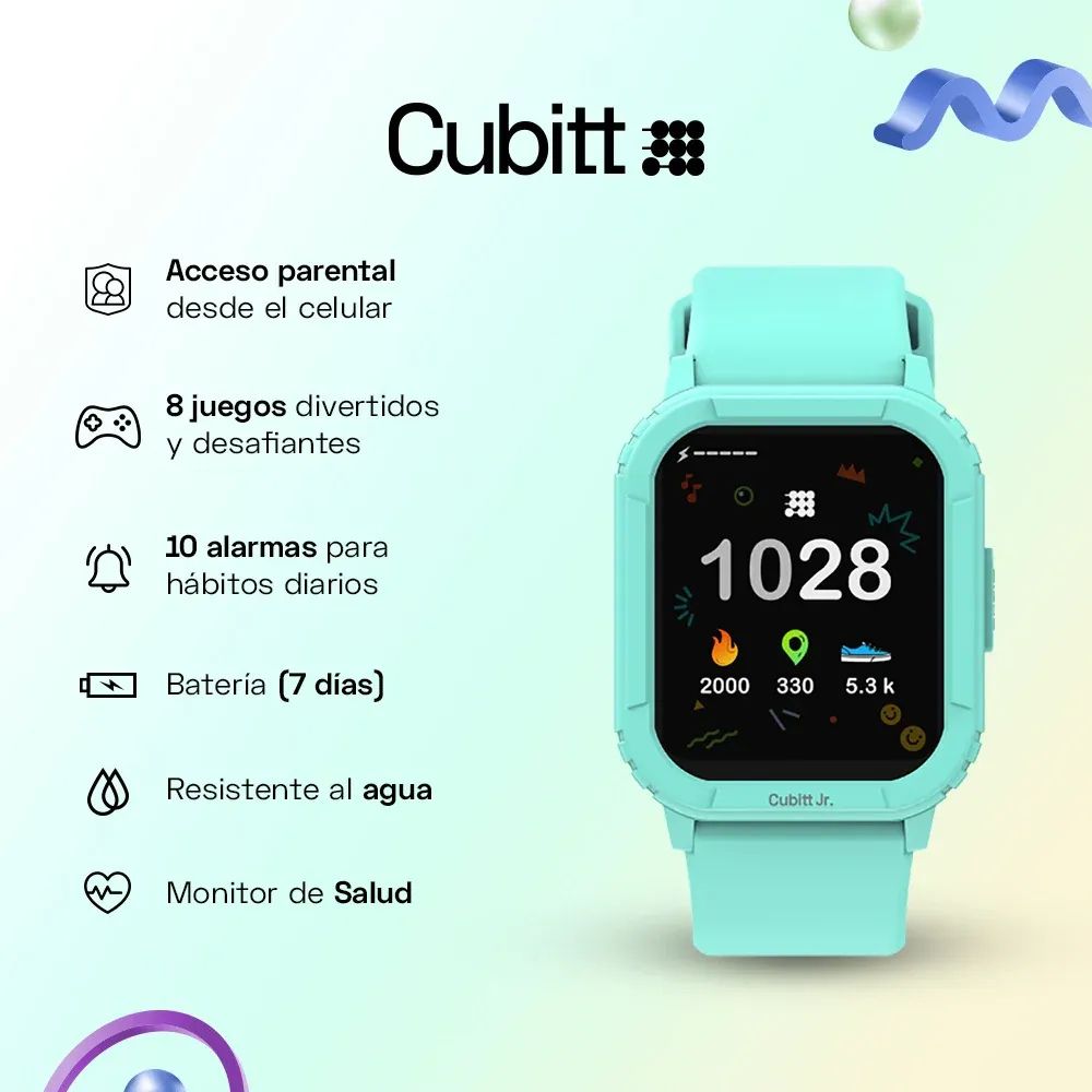 Cubitt Reloj Jr. Inteligente Artic Blue
