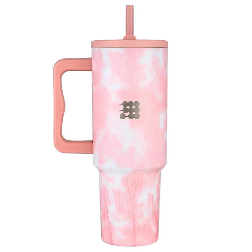Cubitt Termo Tumbler Spill-Free Light Pink Tie Dye