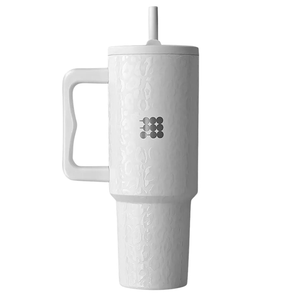 Cubitt Termo Tumbler Spill-Free White Cheetah