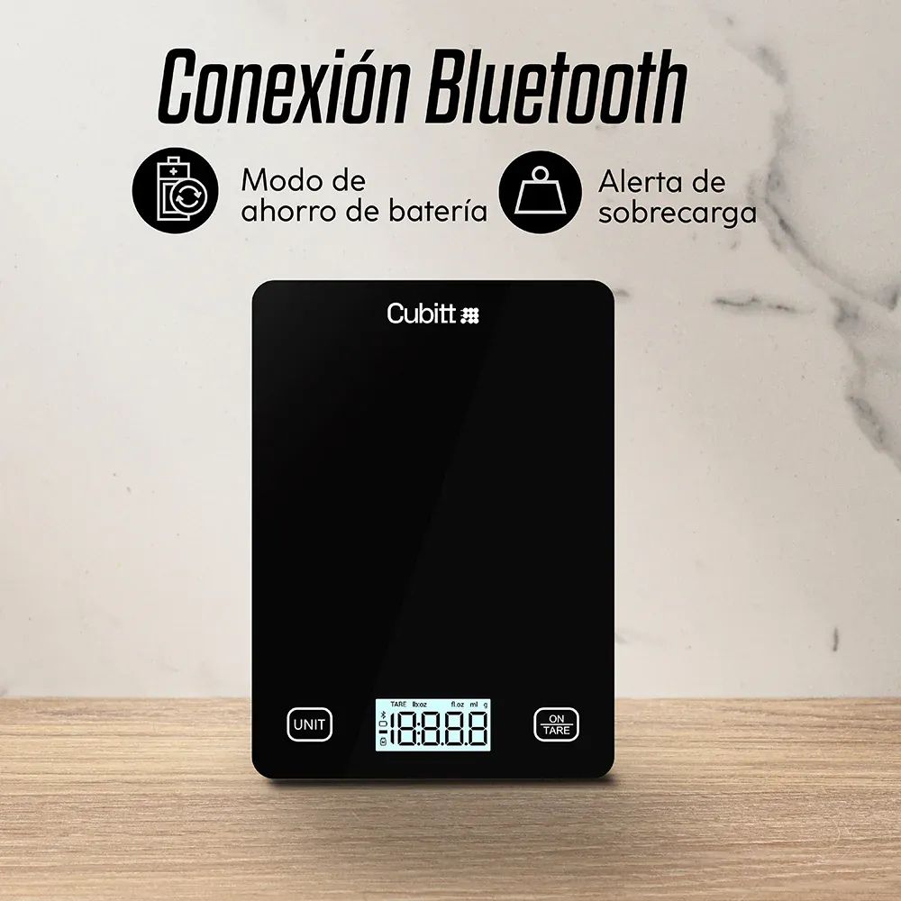 Cubitt Bascula De Cocina Inteligente Obsidian Black