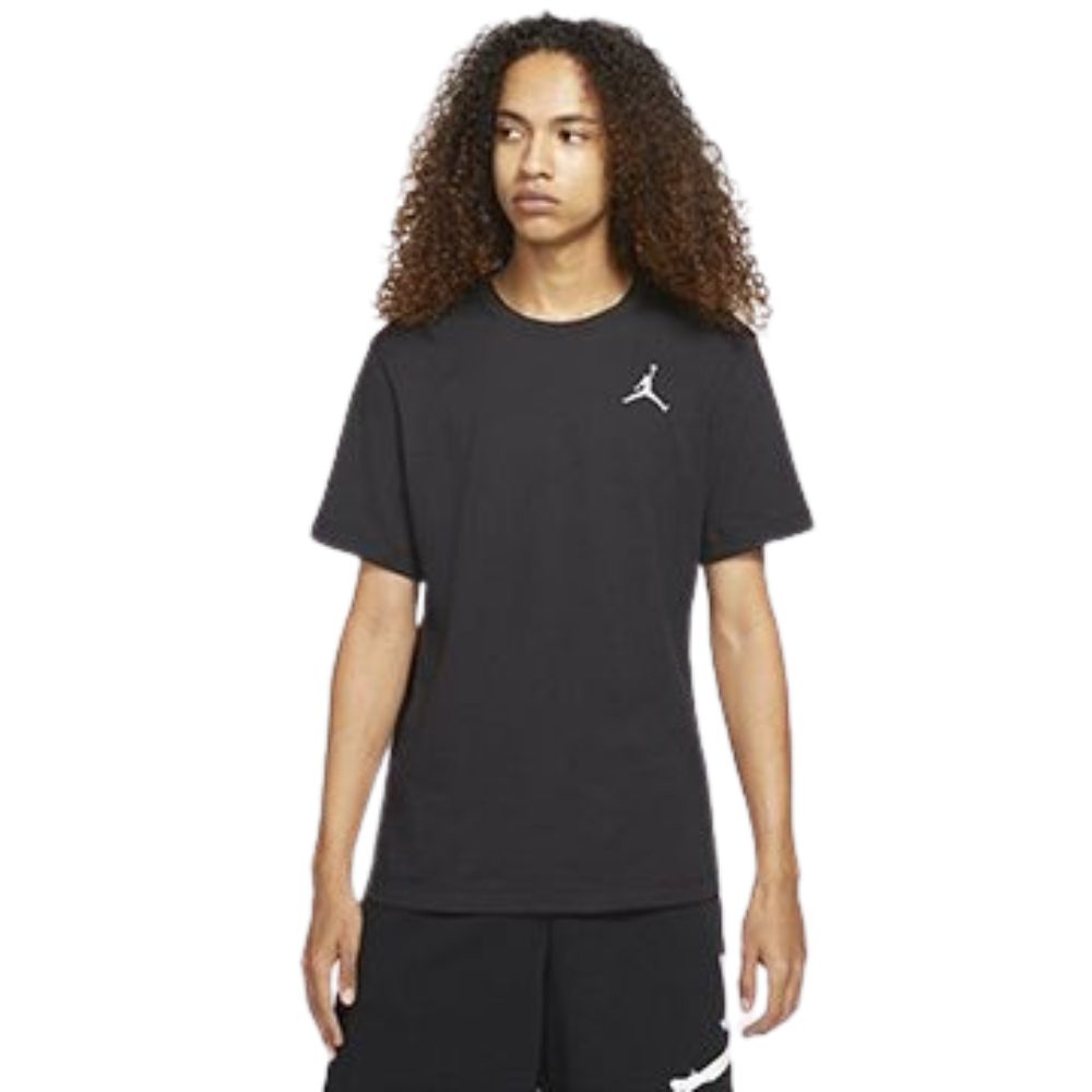 Nike T-shirt Jordan Color Negro Algodón