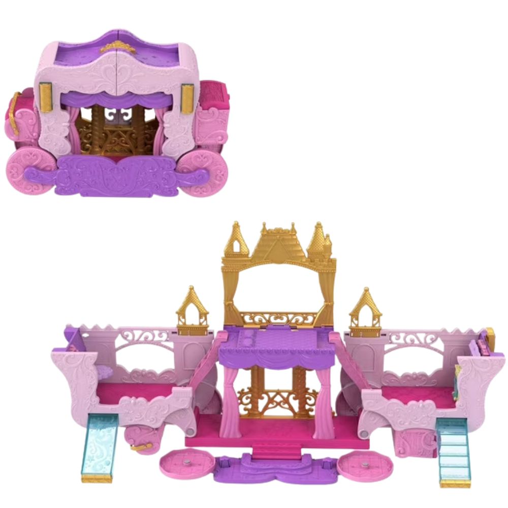 Disney Princess Carriage to Castle Playset 2 en 1