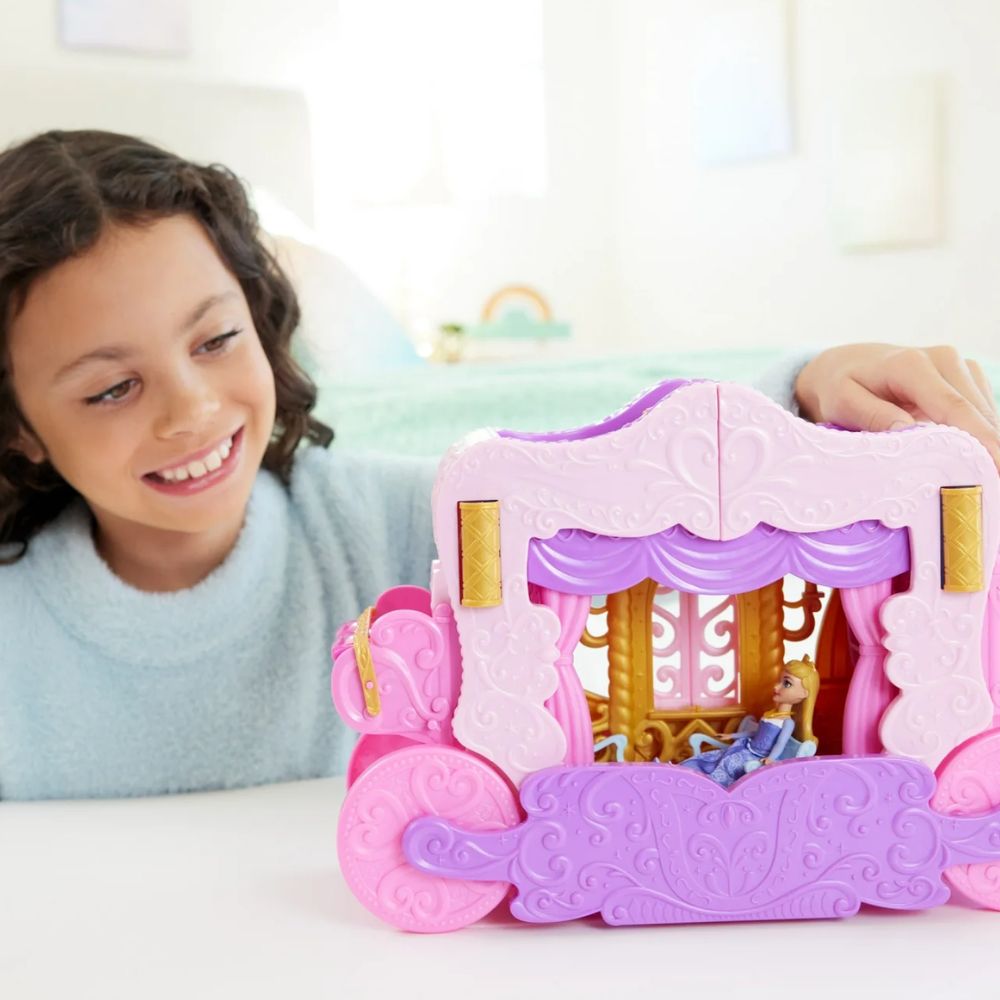 Disney Princess Carriage to Castle Playset 2 en 1