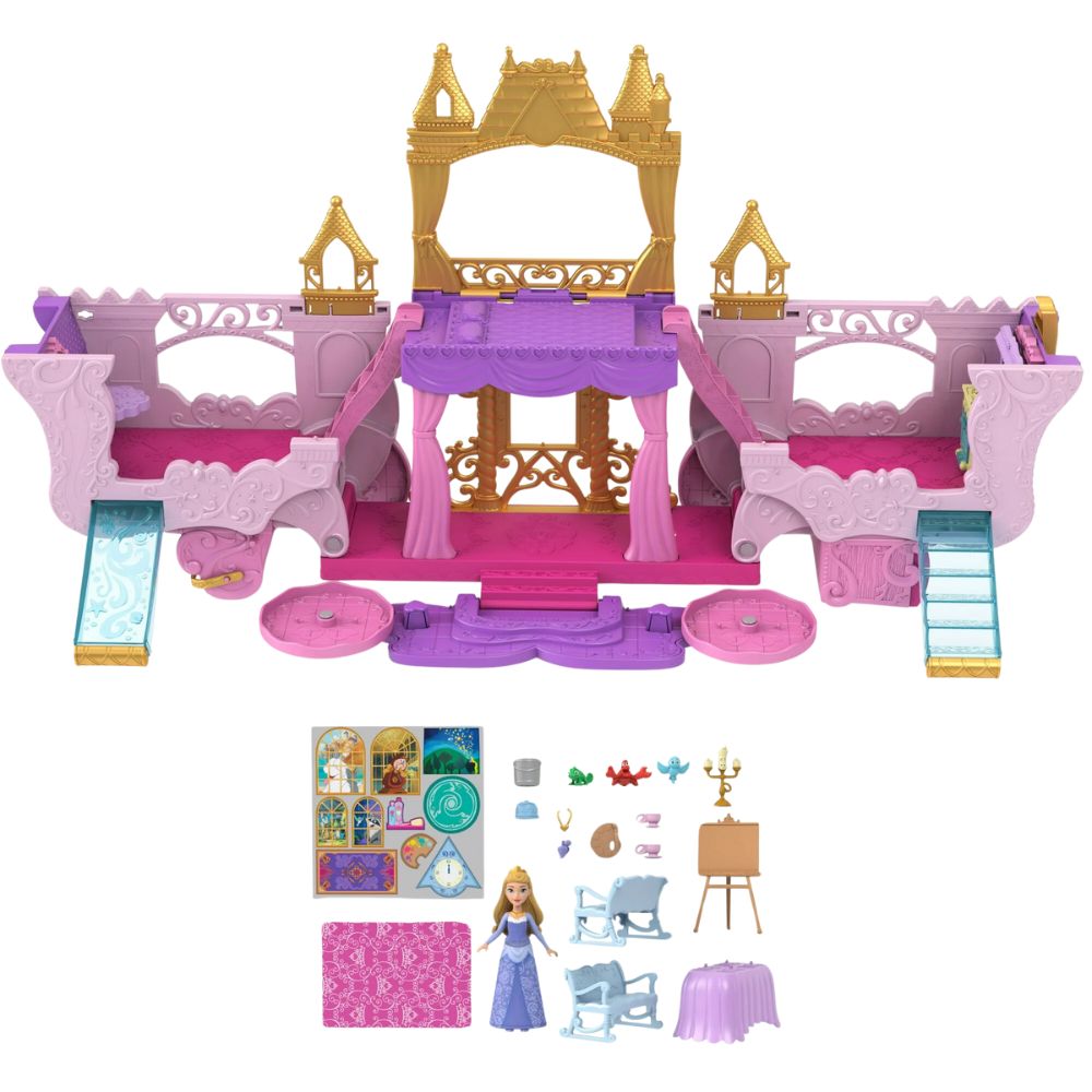 Disney Princess Carriage to Castle Playset 2 en 1