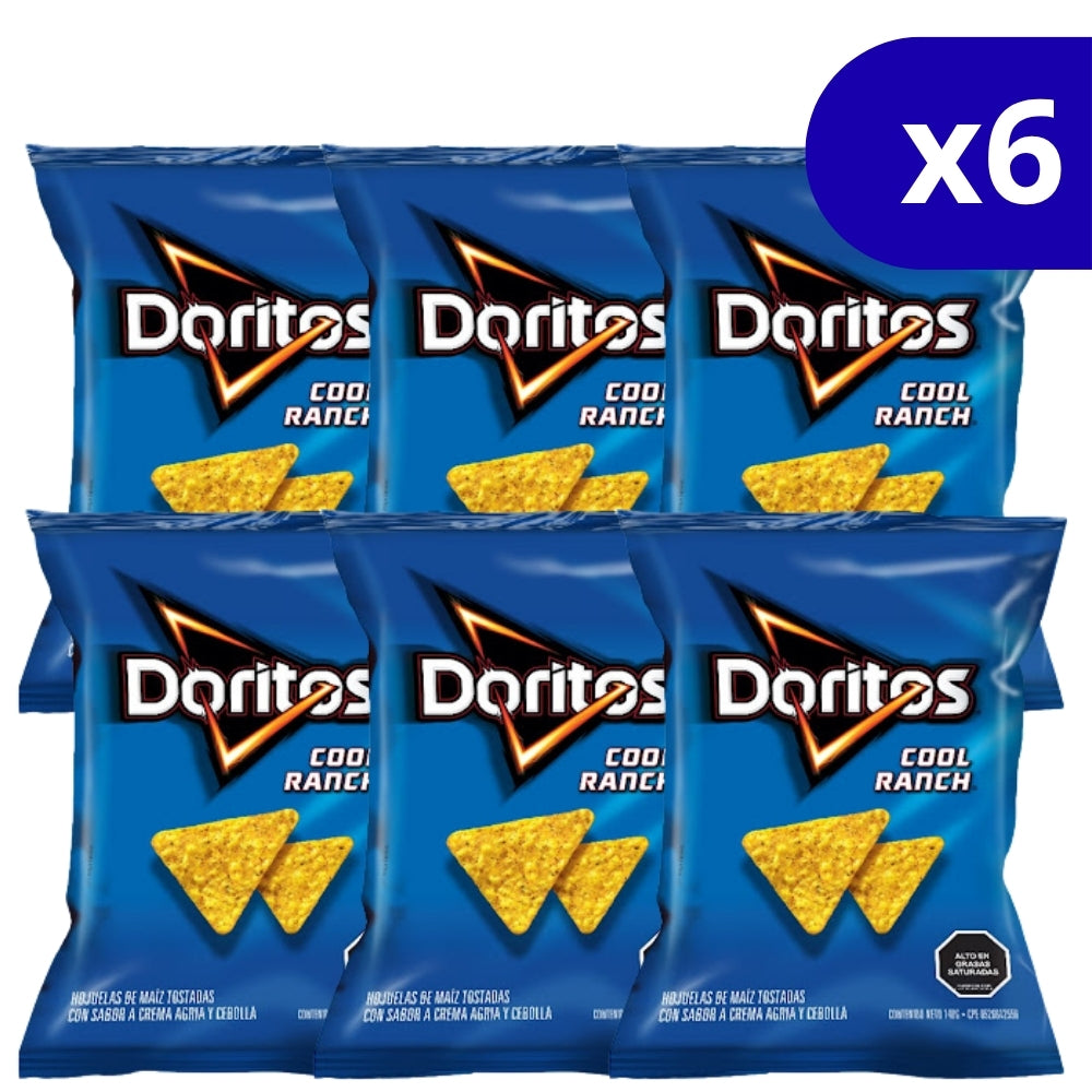 Doritos Pack de 6 Unidades Cool Ranch 45g