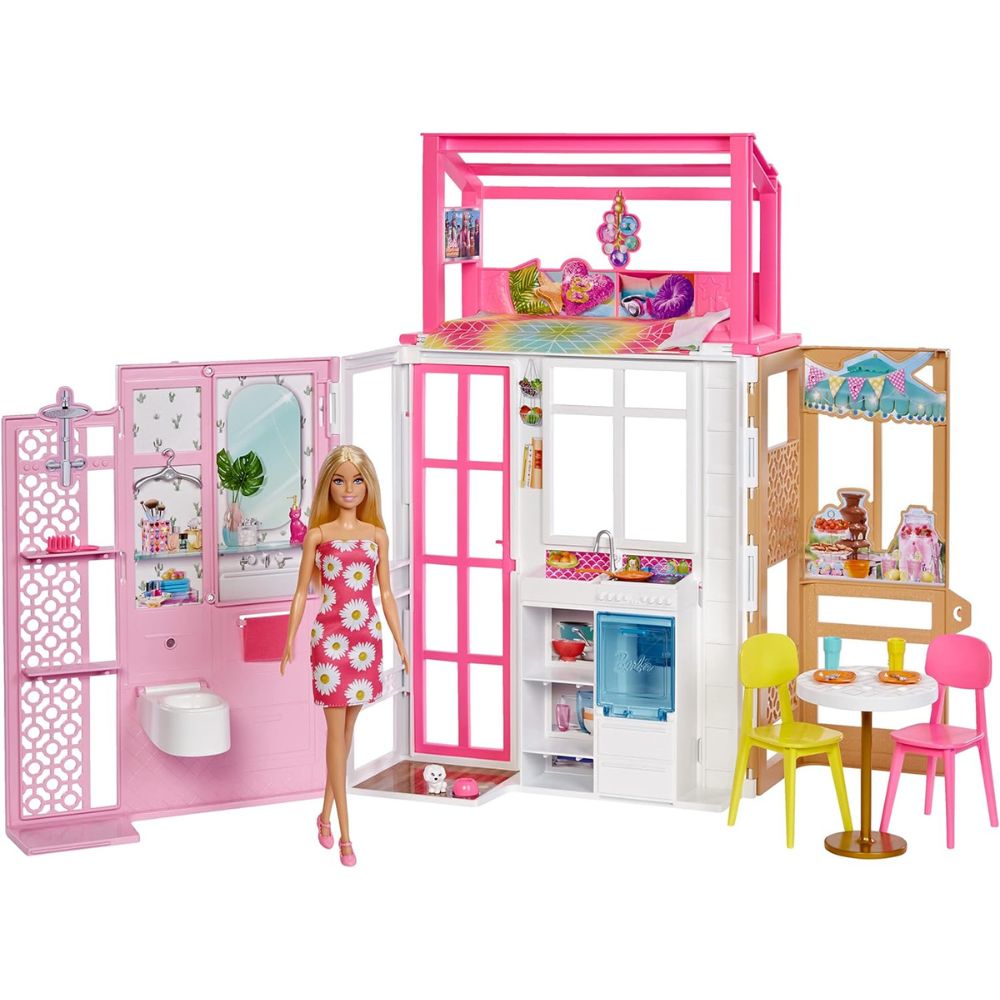 Barbie Playset 4 Areas de Juego 3+