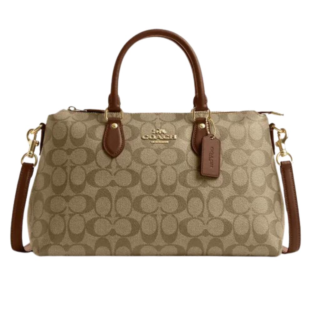 Coach Georgia Satchel In Signature Canvas