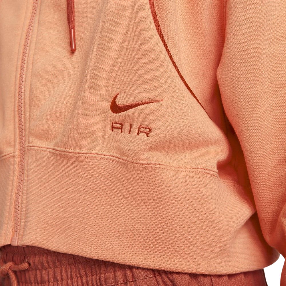Nike Sweater De Algodón Para Damas Color Naranja