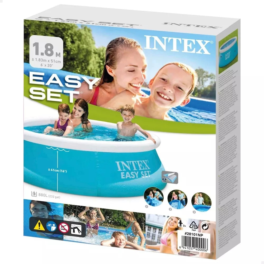 Okrúhly nafukovací bazén Intex Easy Set - 183 Okrúhly nafukovací bazén Intex Easy Set - 183