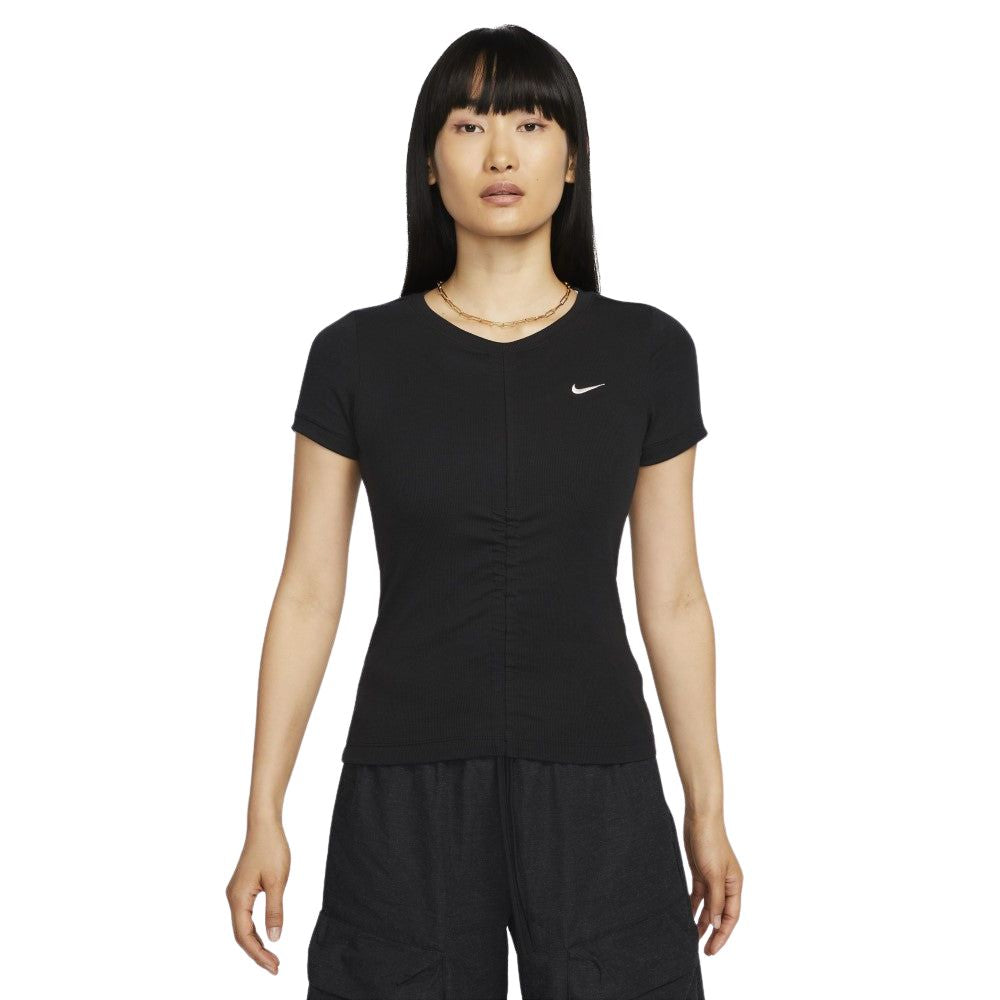 Nike T-Shirt Para Damas Tight-Fit Color Negro