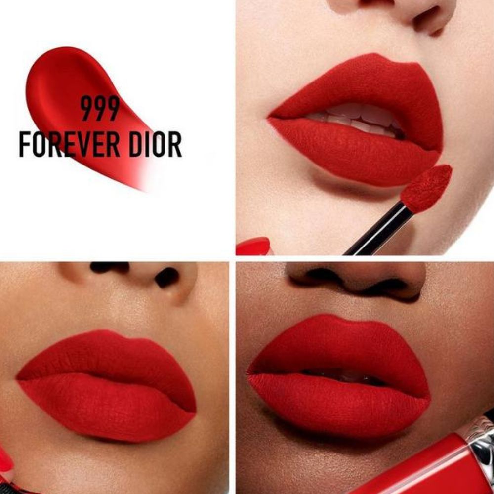 Dior Rouge Forever Liquid Lipstick Ultra Pigmented 999 Forever Dior 6ml