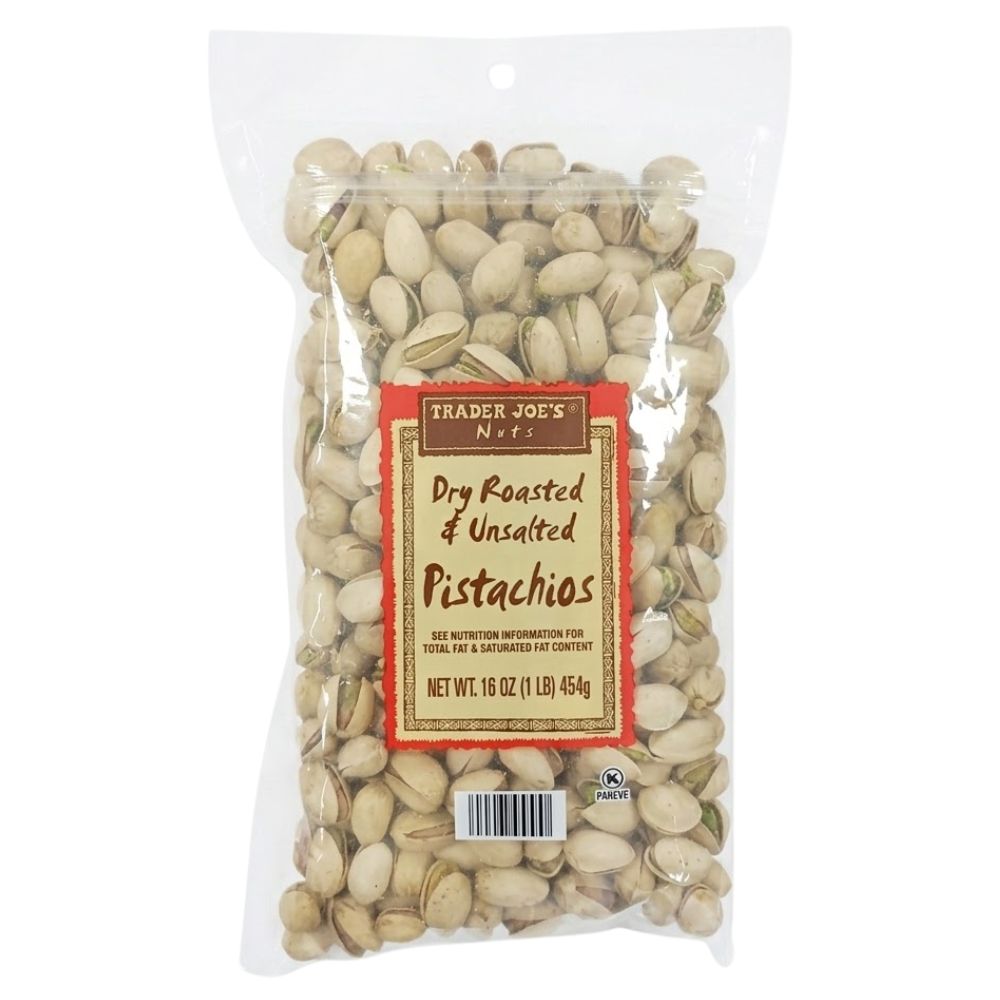 Trader Joe's Dry Roasted & Unsalted Pistachios 454g
