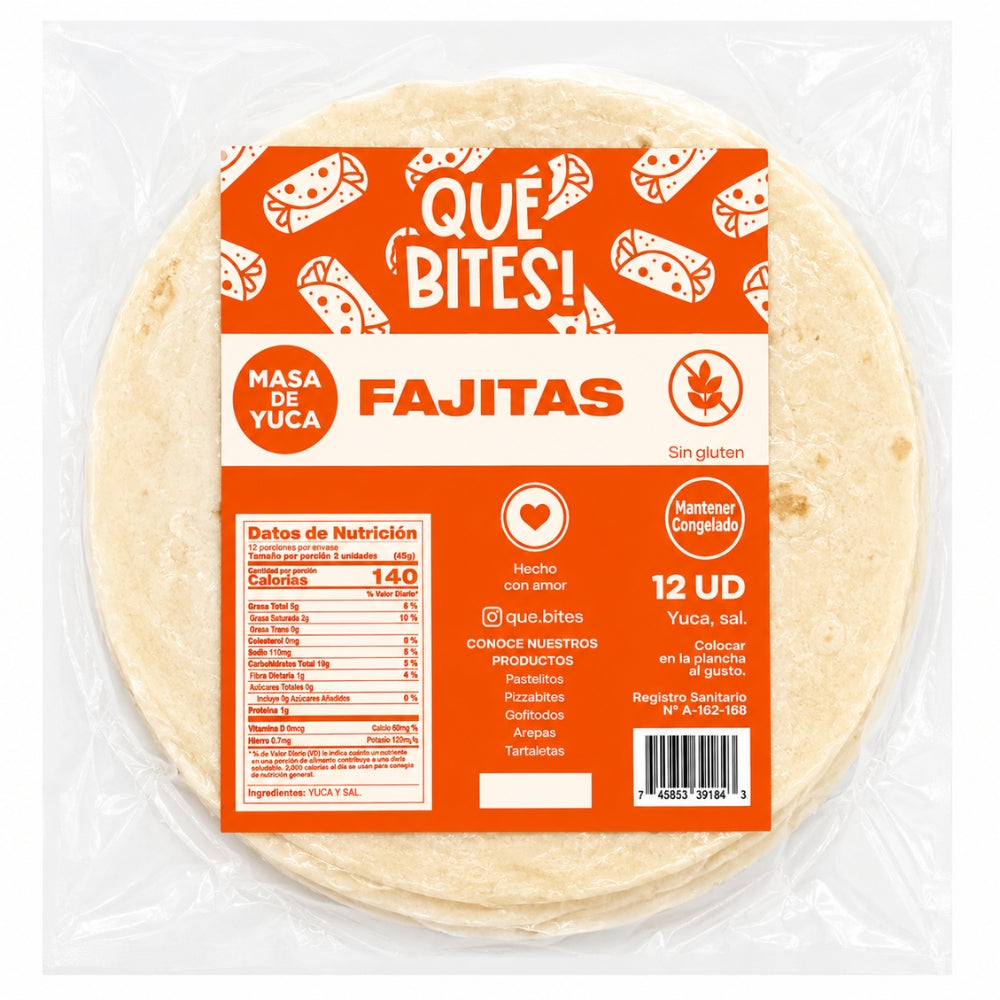 Que Bites Fajitas 12 Und