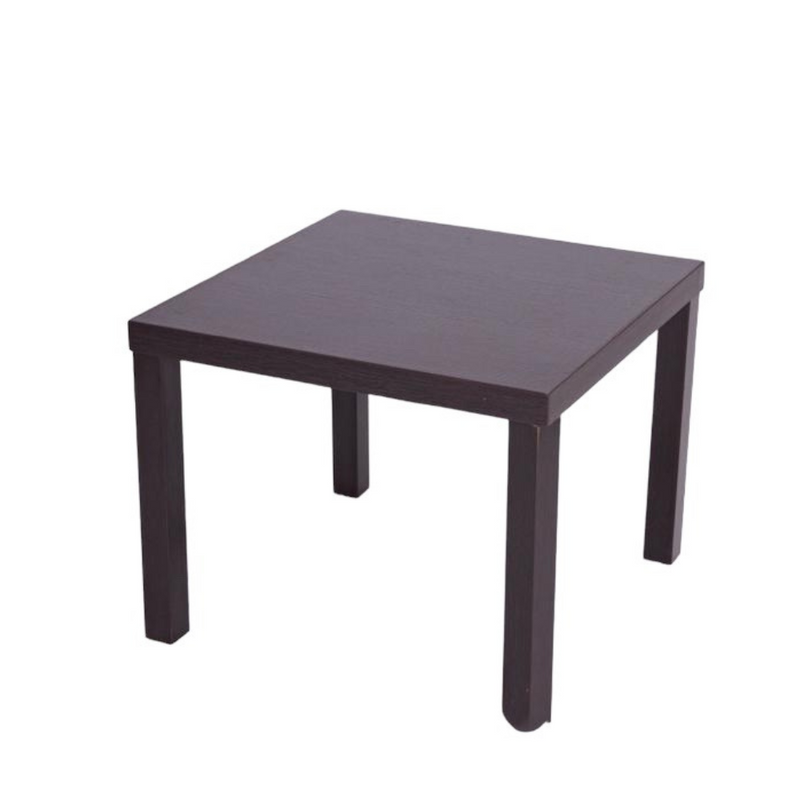 Mesa de Madera Color Negro Side Table 60 x 60 cm