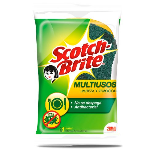 3M Scotch-Brite Esponja Multiuso Limpieza y Remocion