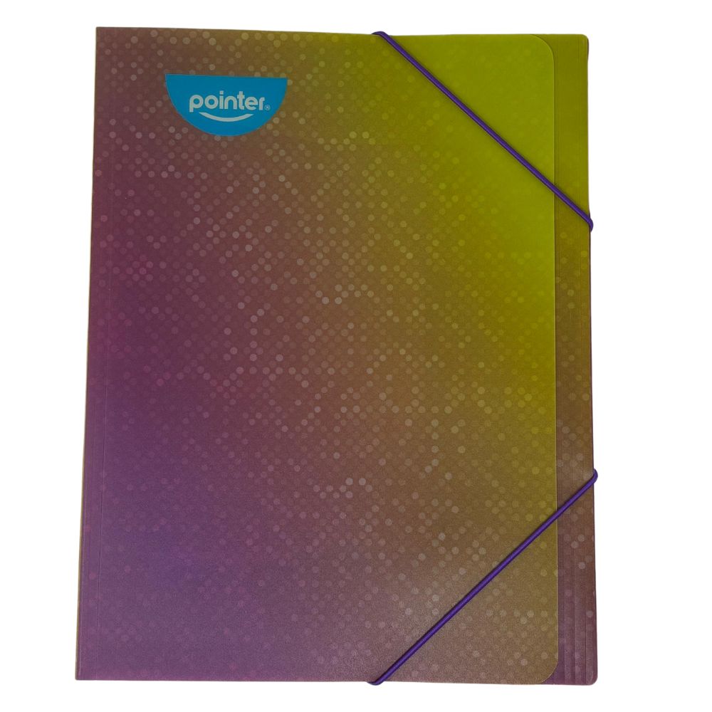 Pointer Capeta Con Ligas Tamaño A4 Colores Surtidos