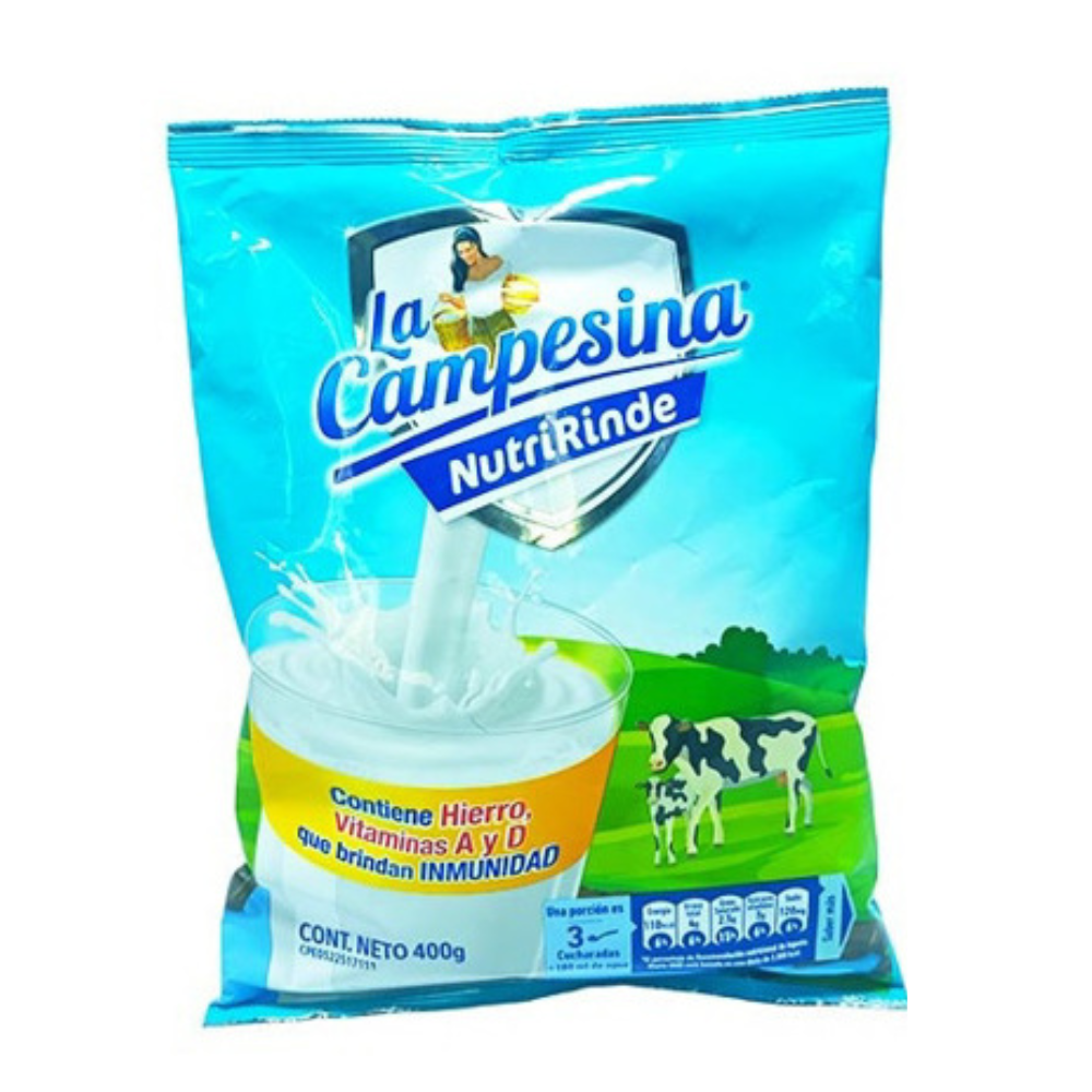 Leche La Campesina  En Polvo Nutririnde 400gr