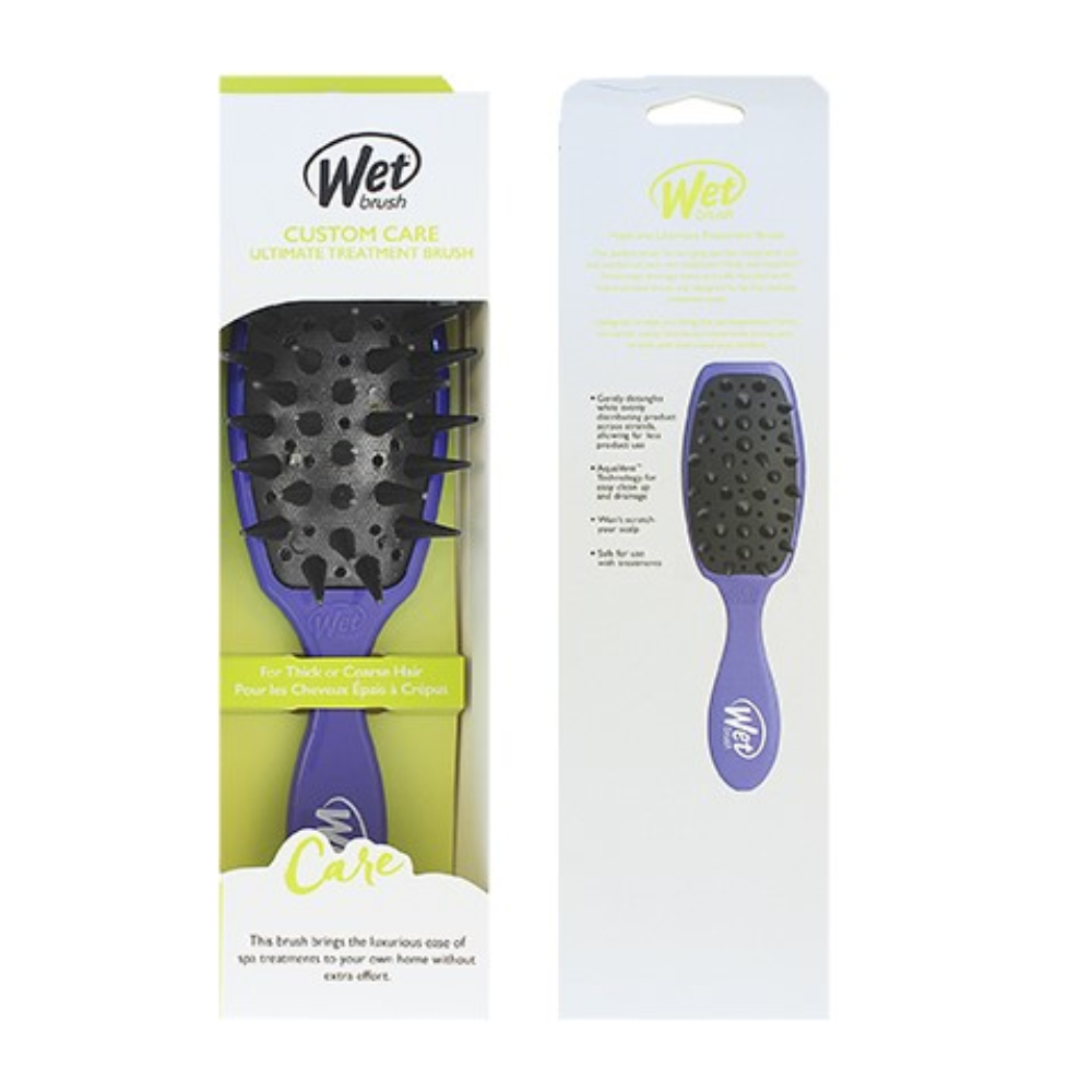 Cepillo Para El Cabello Wet Brush Custom Care Ultimate Treatment Brush Purpura