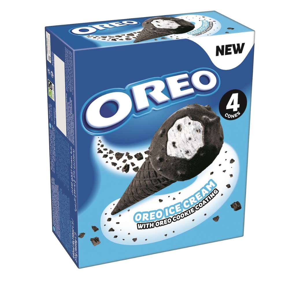 Helados Oreo Cones Pack de 4Und