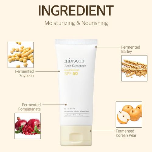 Mixsoon Bean Sunscreen Broad Spectrum SPF50 50ml