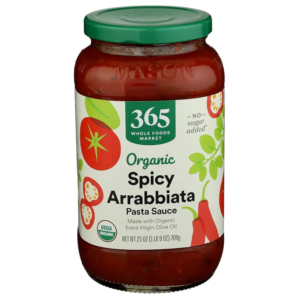 365 Whole Foods Market Organic Spicy Arrabbiatta Pasta Sauce 709g
