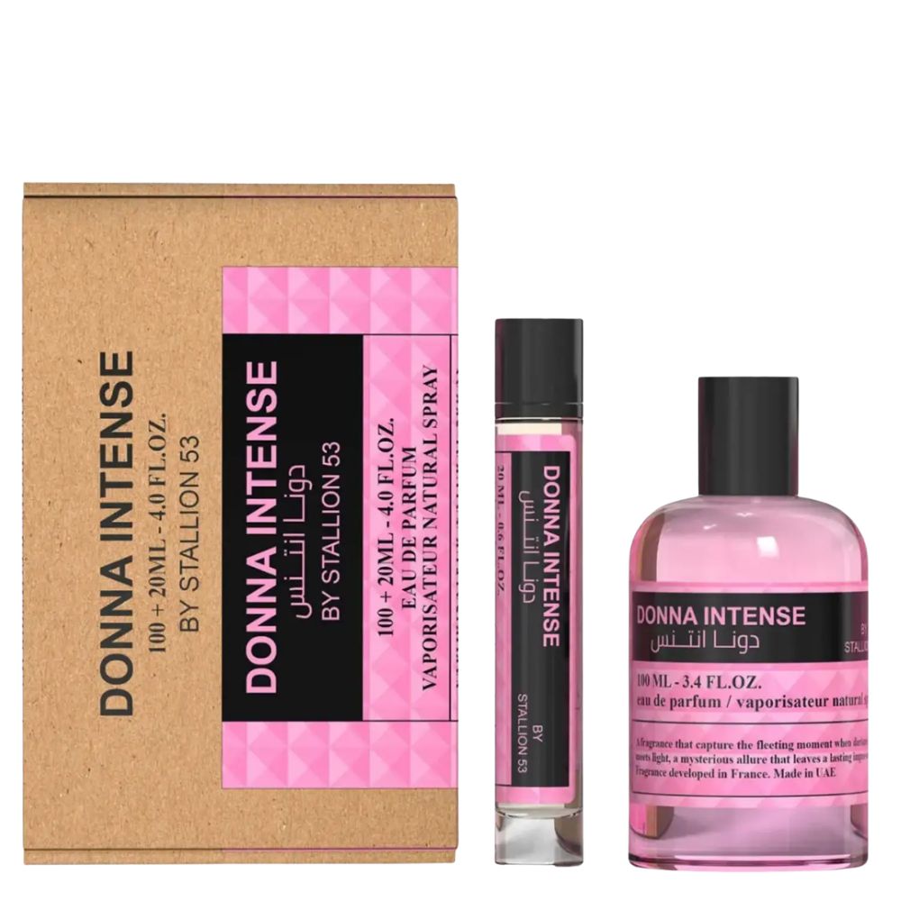 Donna Intense by Stallion 53 Eau De Parfum 100ml + 20ml