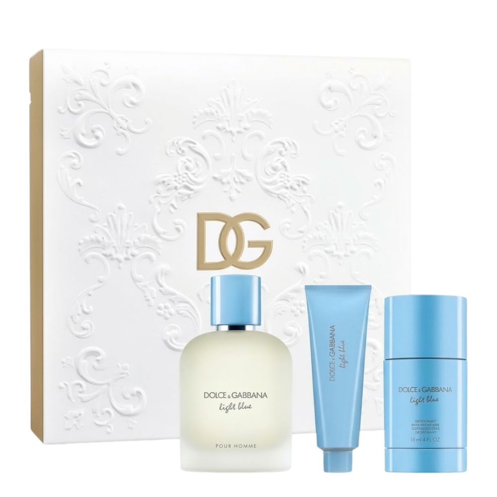 Dolce & Gabbana Light Blue Pour Homme Set 3 Und