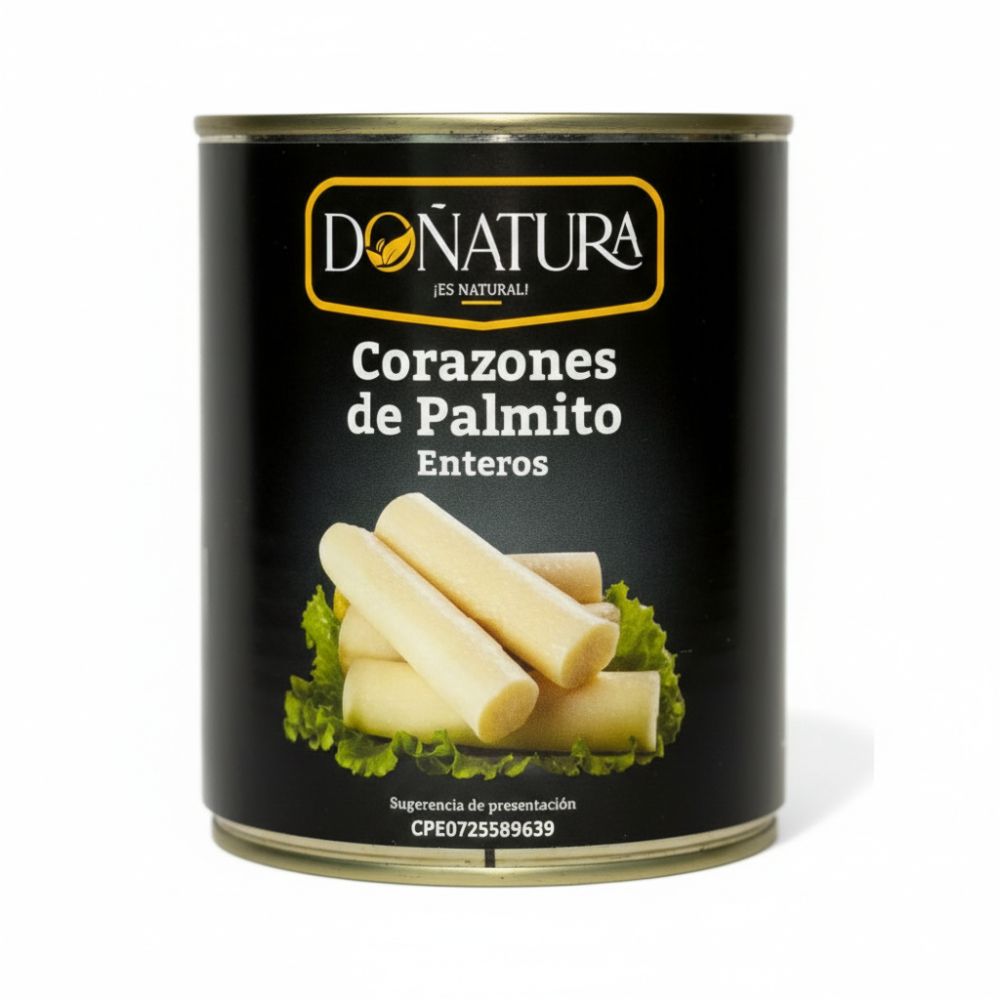 Doñatura Corazones De Palmitos Enteros En Lata 800gr