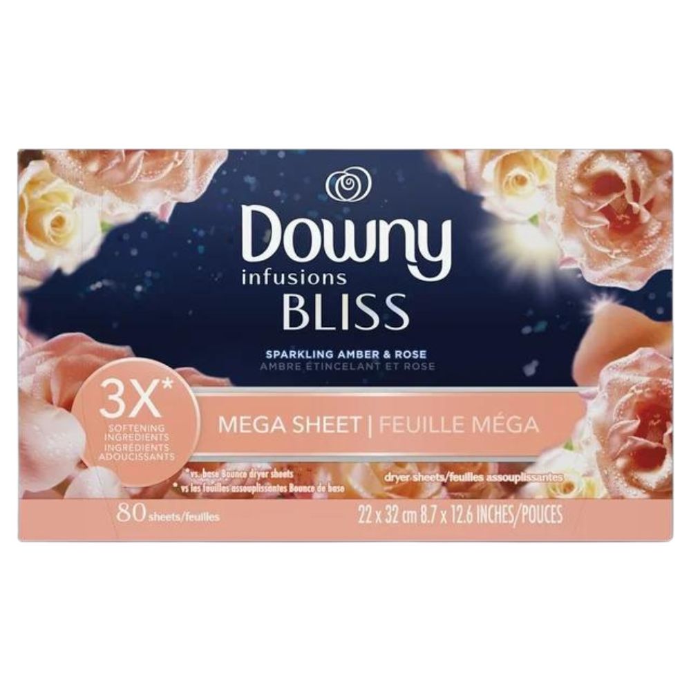 Downy Infusions Bliss Mega Sheet 80und