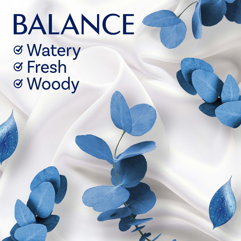 Downy Infusions Balance Crisp Rain & Blue Eucalyptus 345g