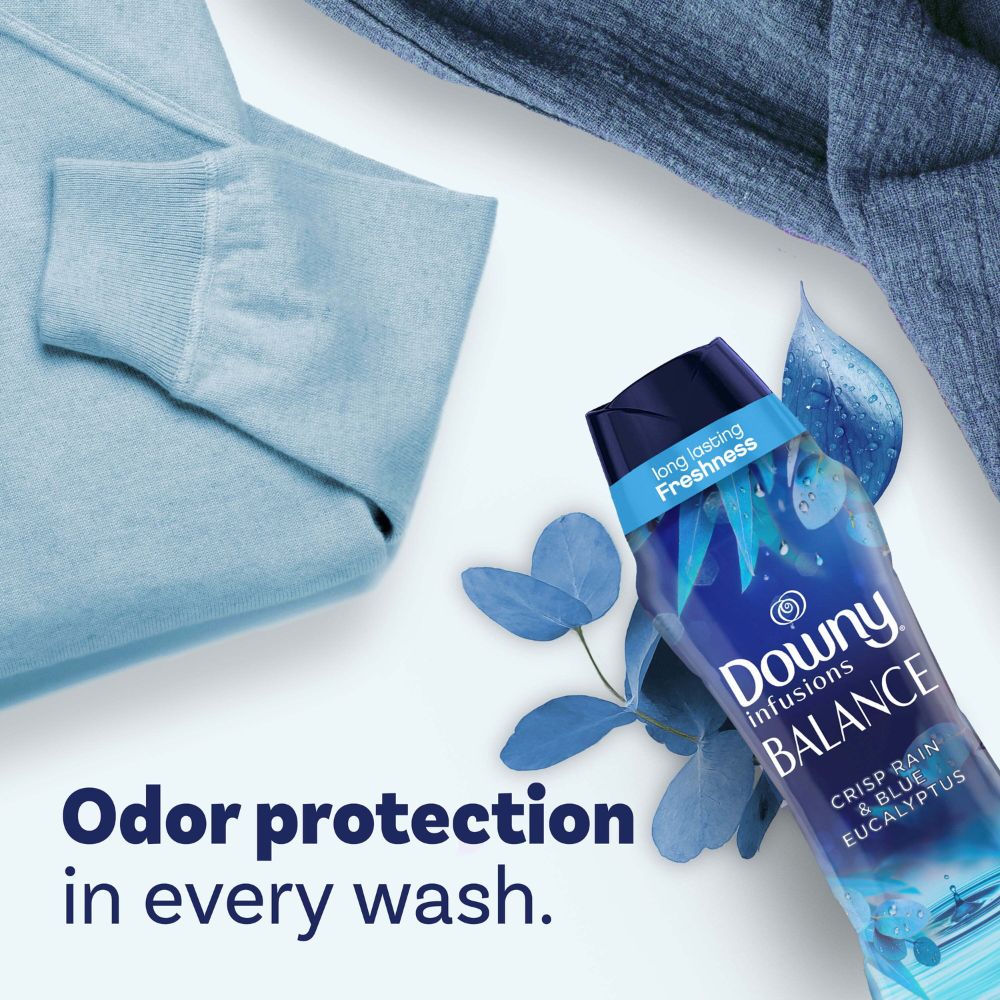 Downy Infusions Balance Crisp Rain & Blue Eucalyptus 680gr