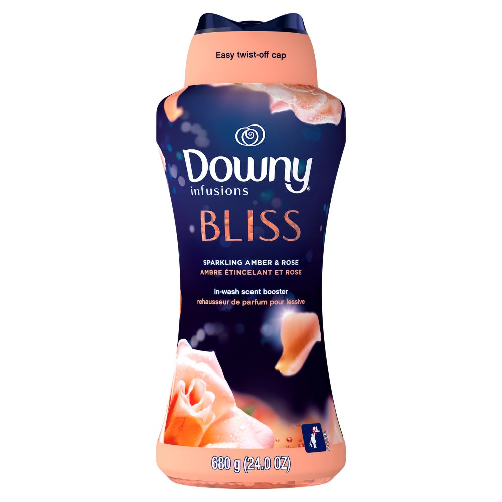Downy Perlas Potenciadoras De Aroma Sparkling Amber & Rose 680gr