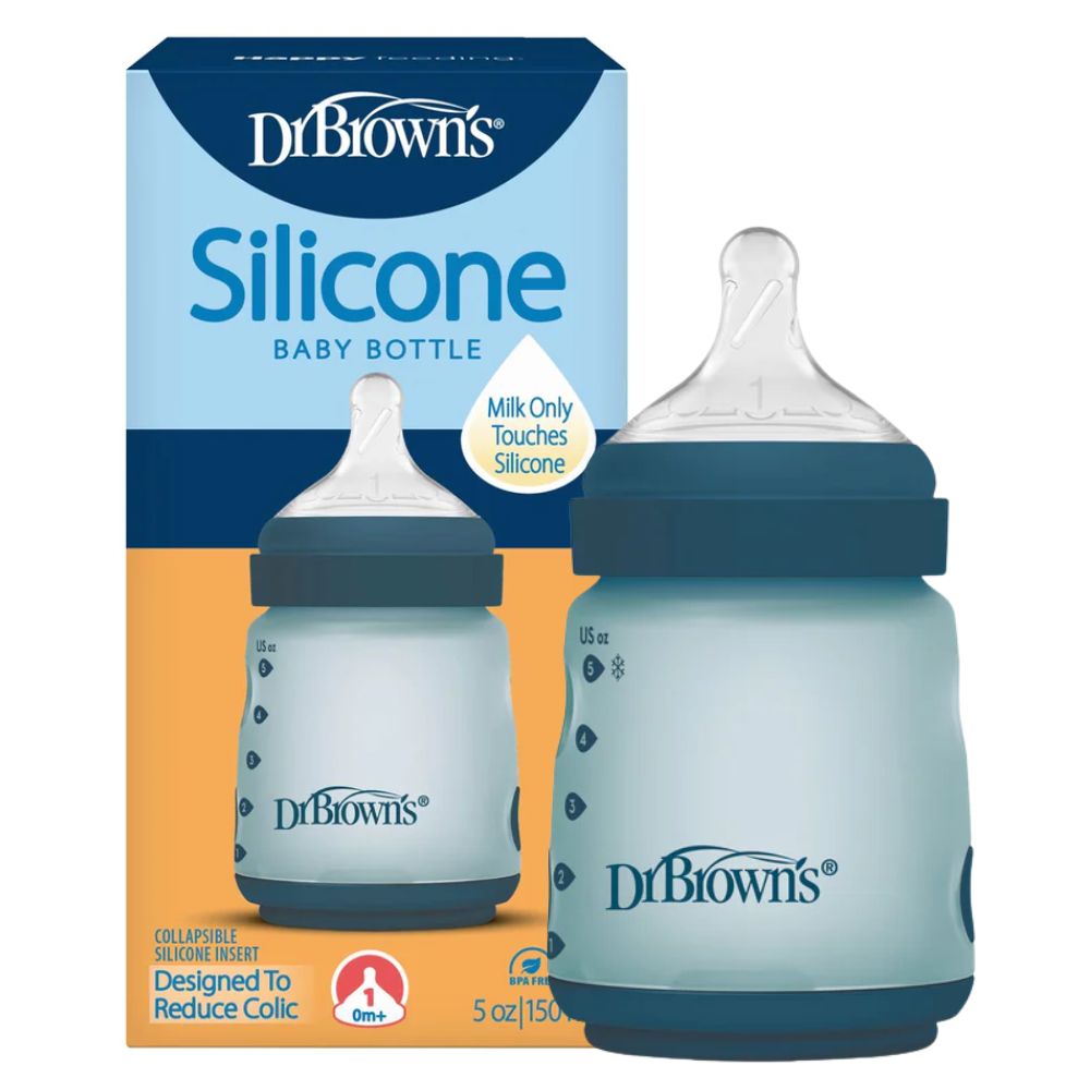 Dr.Brown's Biberon Anticolicos Tetina de Silicona Ancho Azul 5oz