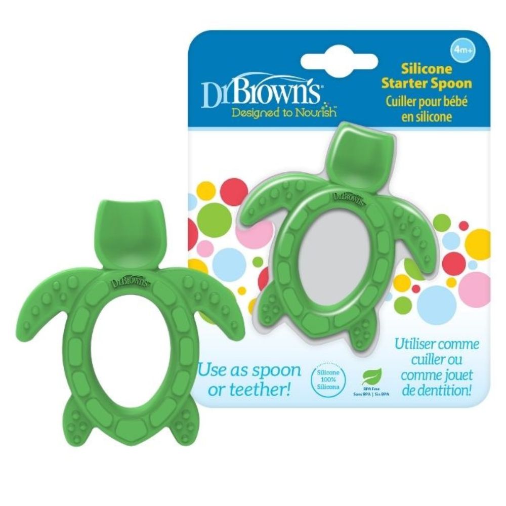 Dr.Browns Cuchara De Silicona Para Principiantes Tortuga