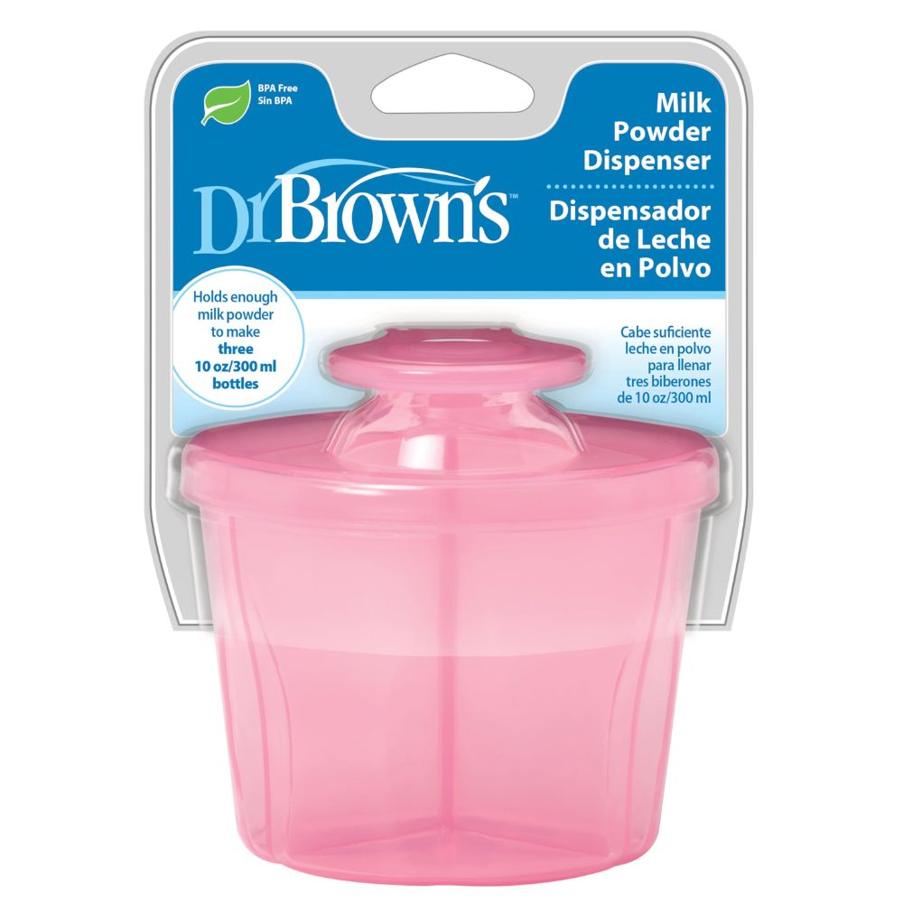 Dr.Browns Dispensador De Leche En Polvo Color Rosado 300ml