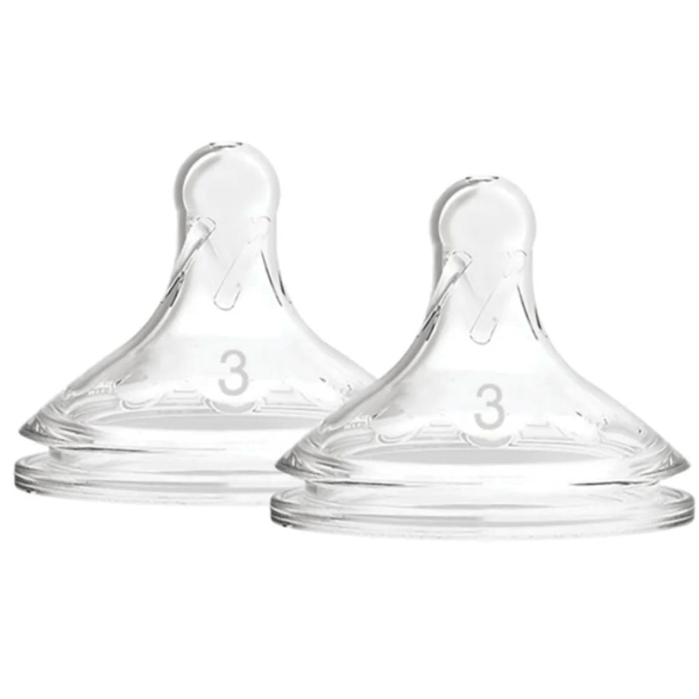 Dr.Browns Tetinas De Silicona Option+ Ancha Nivel 3 2Pack 6m+
