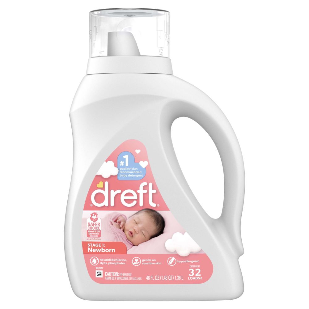 Dreft Detergente 32 Loads Stage 1 Newborn 1.36 Ltros