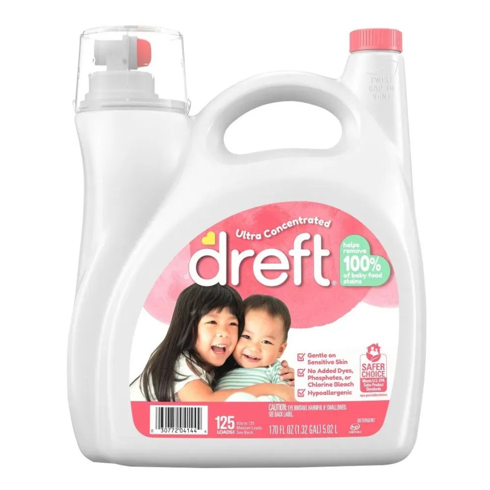 Dreft Detergente liquido 125 Cargas Concentrado 5.02 Lt