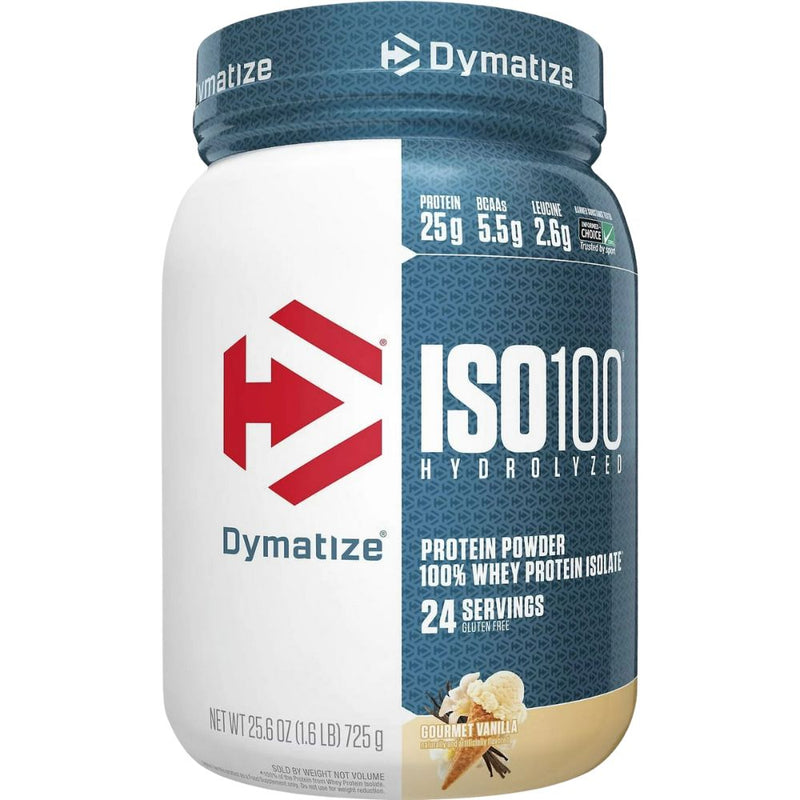 Proteina Dymatize ISO 100 Hidrolizada en Polvo  Gourmet Vainilla 730gr