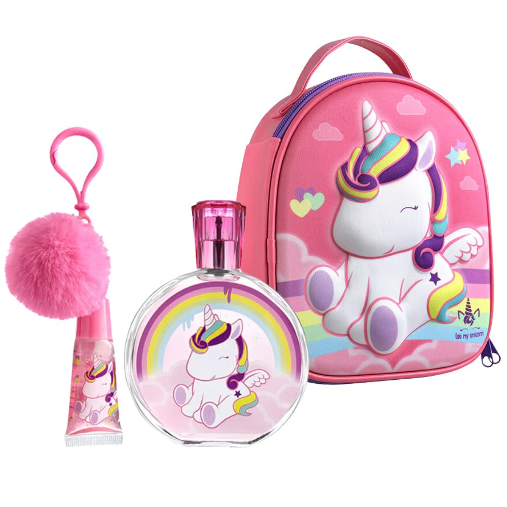 Eau My Unicorn Set Eau de Toilette 100ml + Keyring y Lip Gloss 7ml